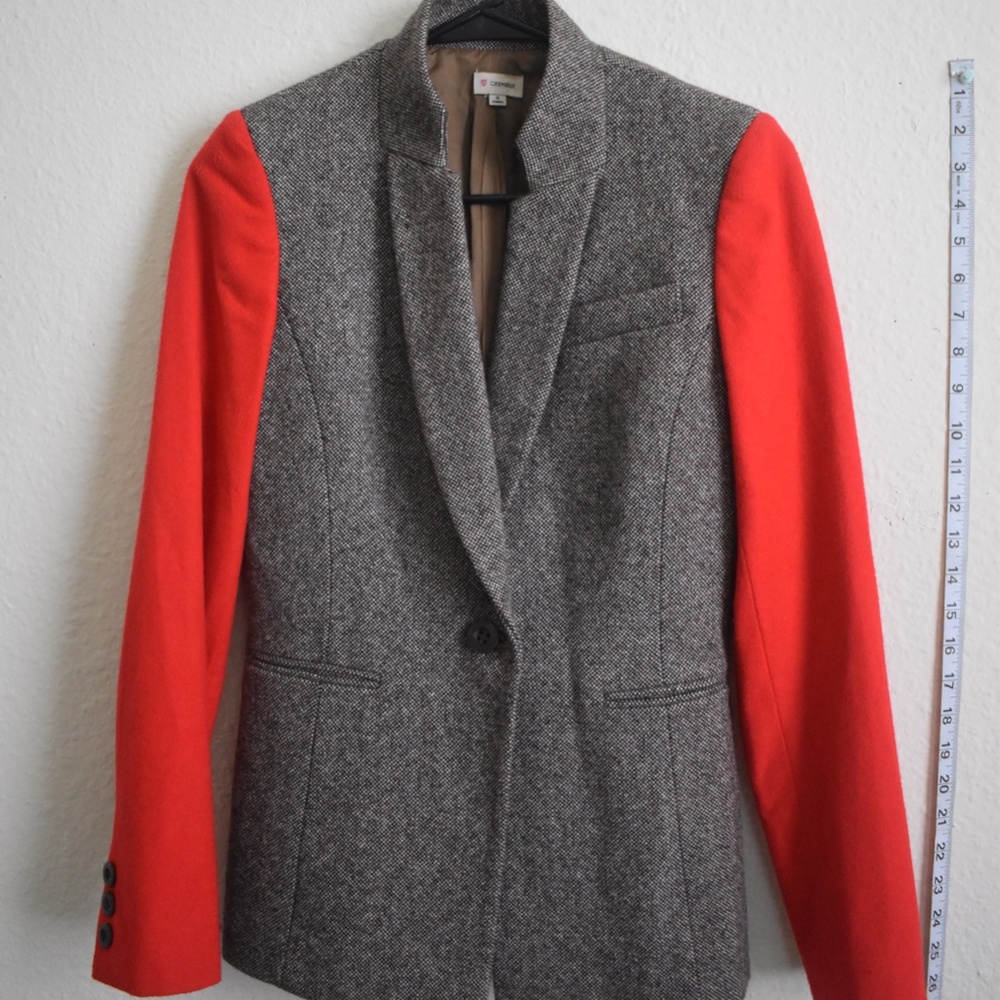 Red-Sleeved Blazer